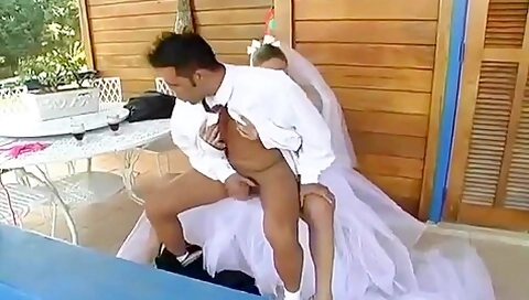 Sweet Blonde Shemale Bride On Her Lover 3 With Linda Blonde
